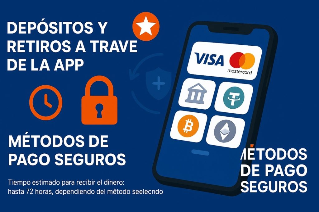 Depósitos y retiros a través de la app Mostbet