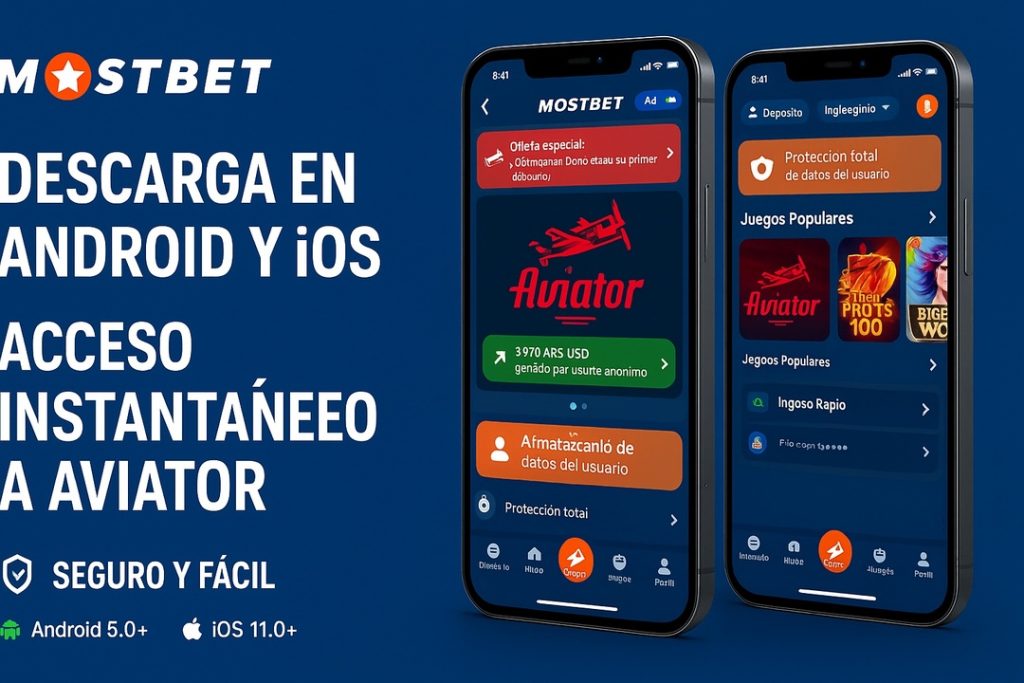 Aplicación móvil Aviator Mostbet