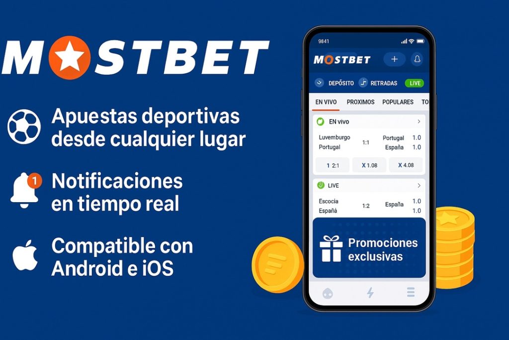 Aplicación móvil de Mostbet
